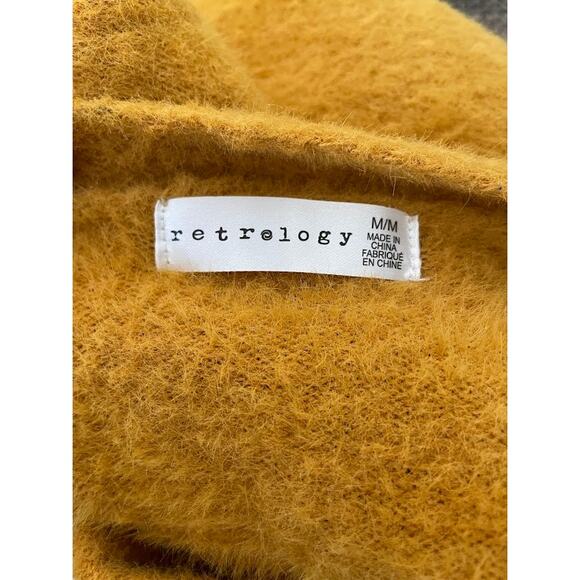 Retrelogy Oversized Sweater Medium Fall Cardigan Open Cozy Chic Lagenlook Top - Picture 11 of 12